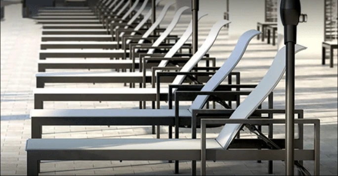 Customize Commercial Quality Chaise Lounge Furniture