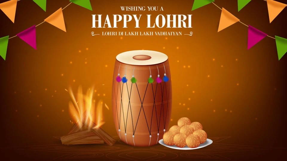 Happy Lohri message in Hindi