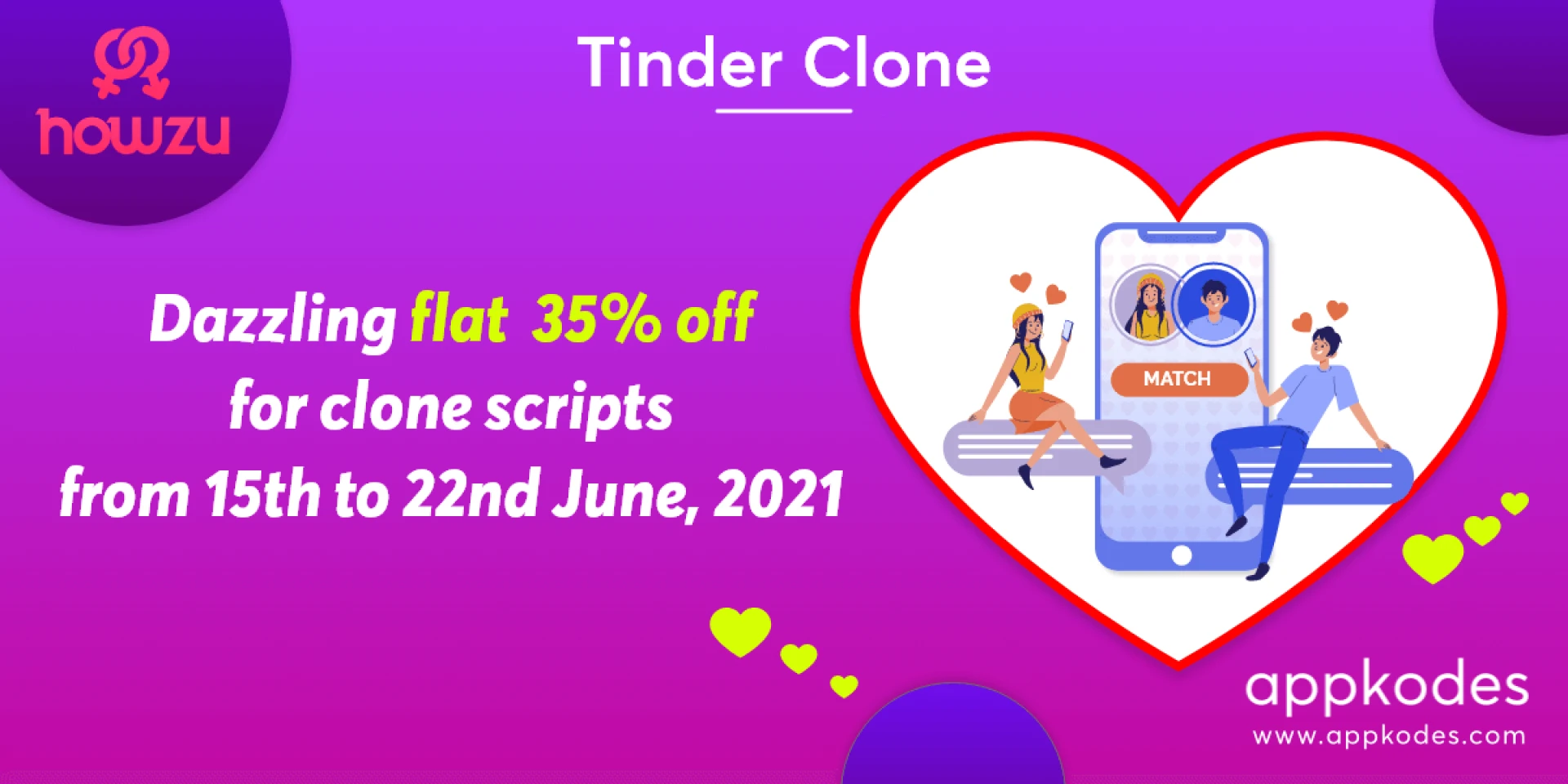 Dynamically adaptable Dating script