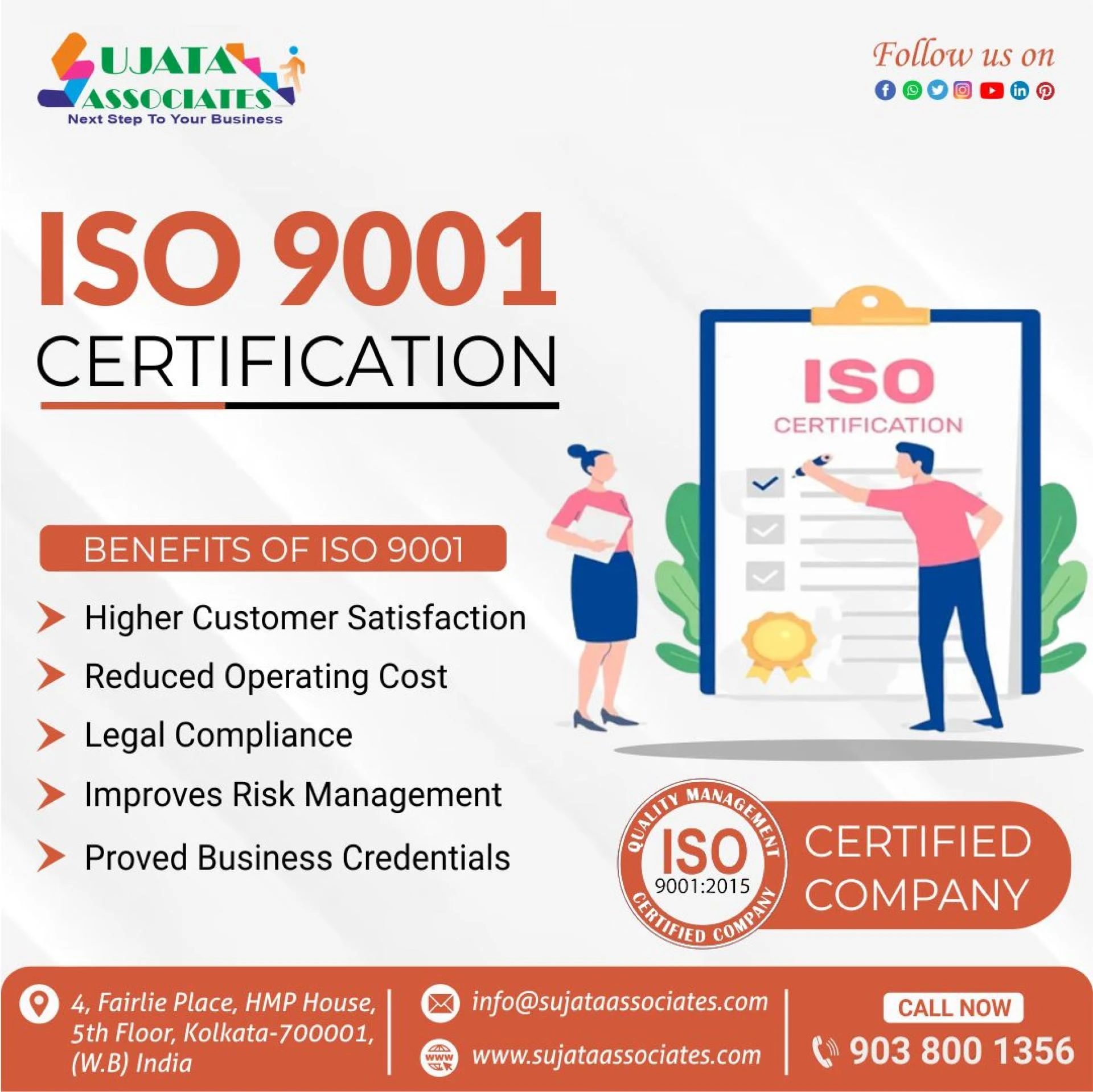 ISO 9001 Certification- Quality Management Get Benefits