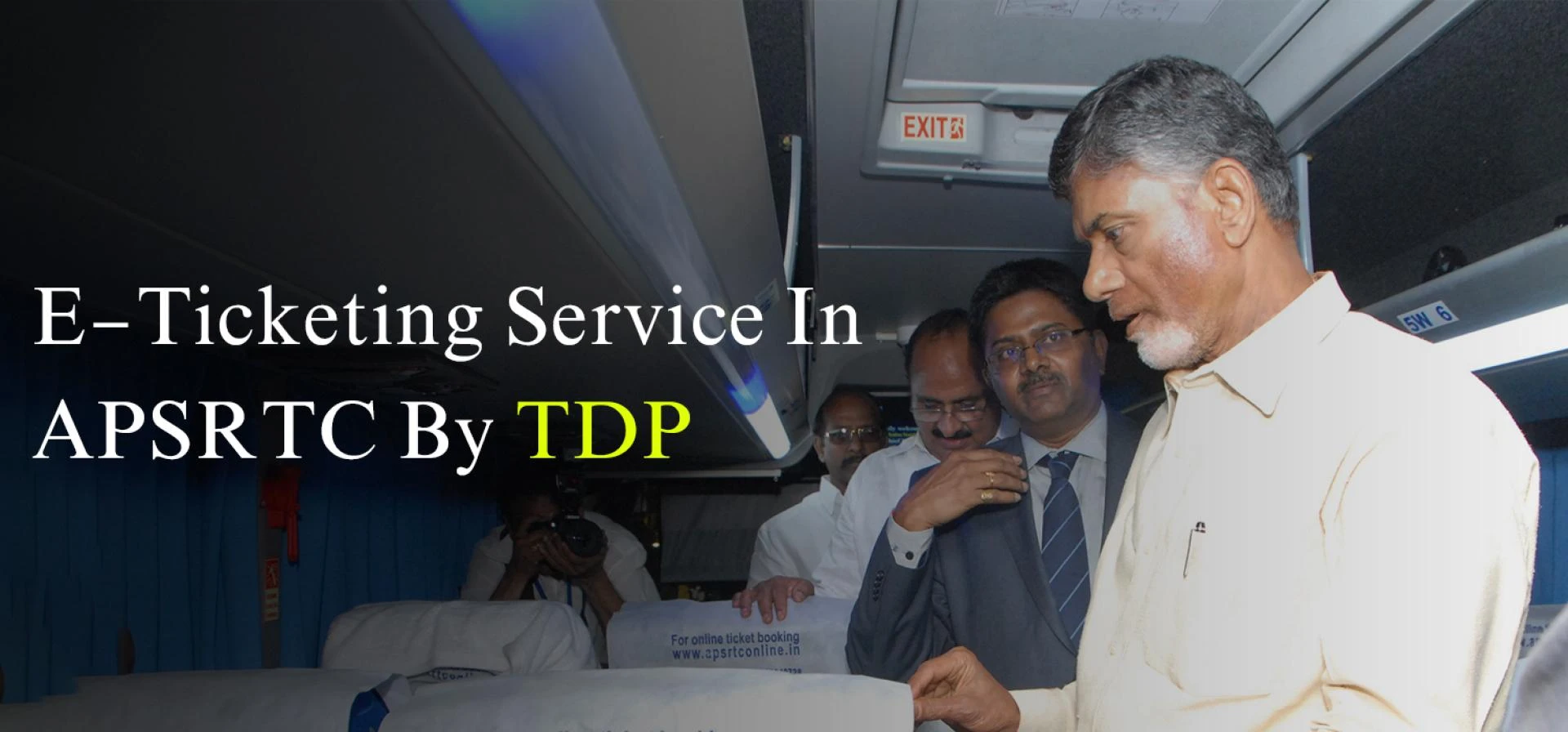 E-Ticketing Service In APSRTC By TDP
