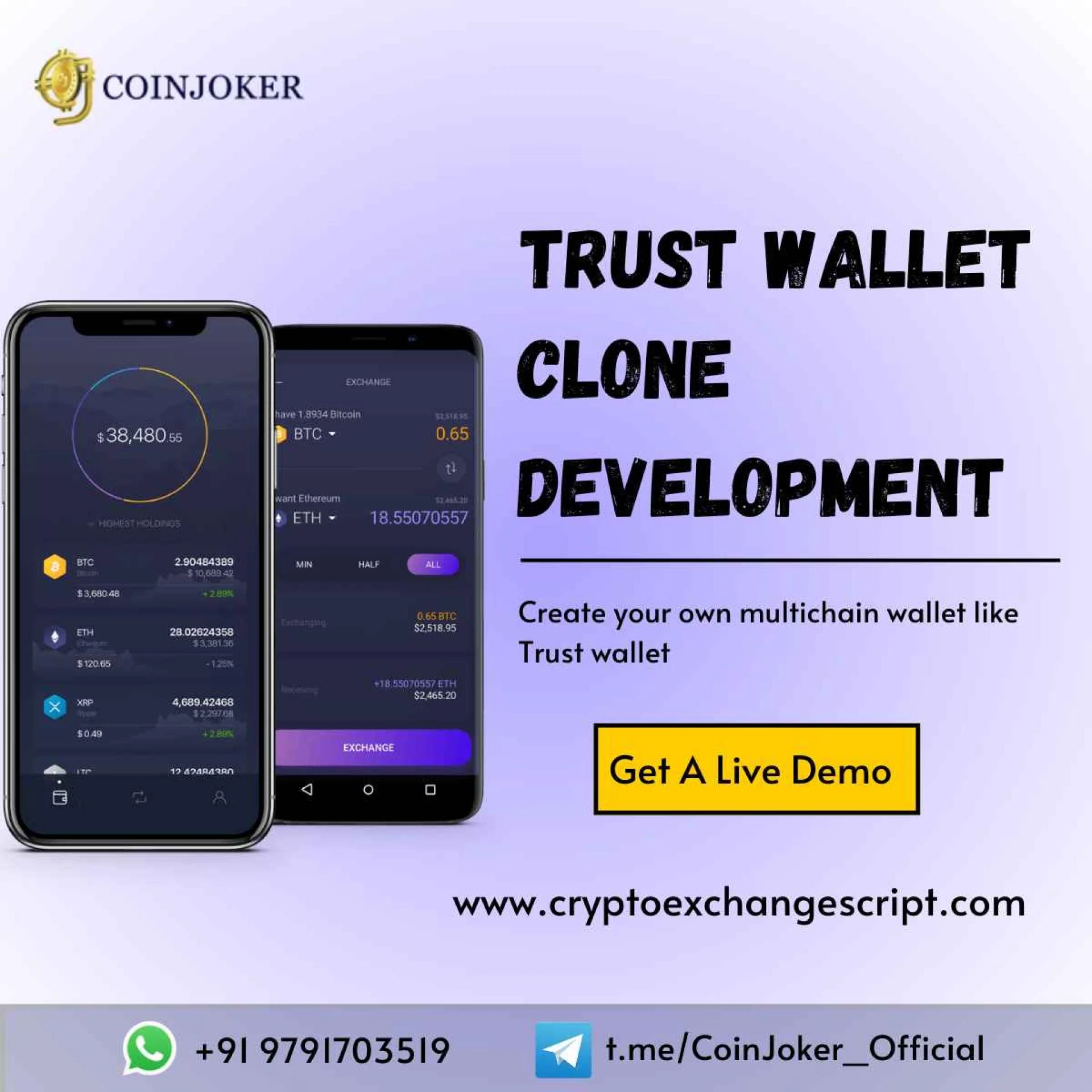 Trust Wallet Clone Development: A Step-by-Step Process for Building Your Own Crypto Wallet