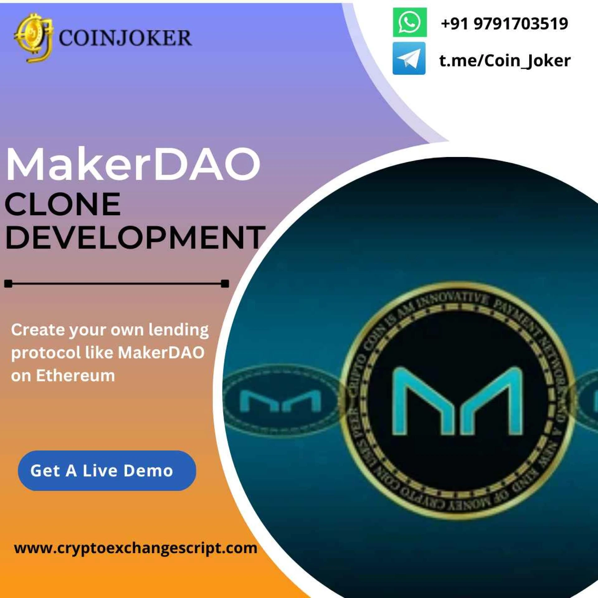 MakerDAO Clone Script - Build an advanced DAO-based DeFi Lending Platform