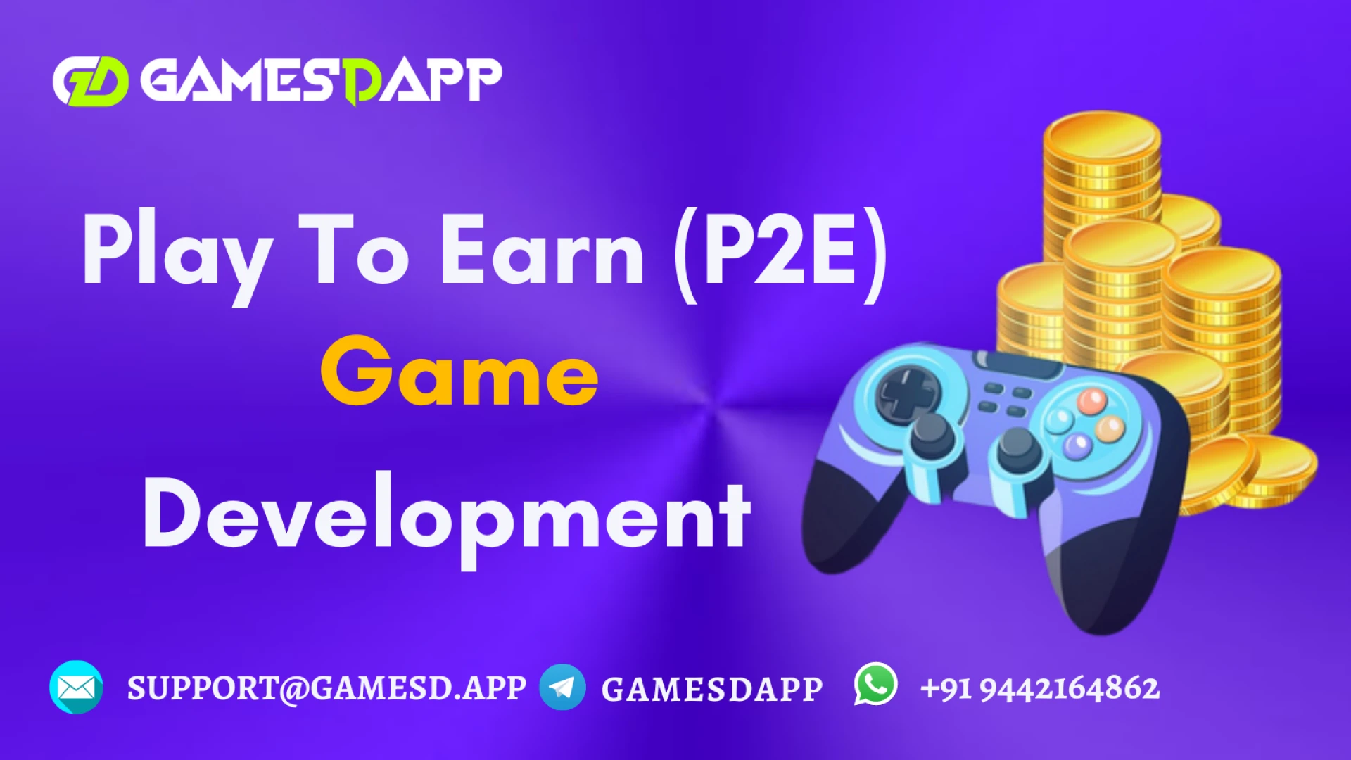 P2E Games Development Services - Amazing Features with Blockchain.