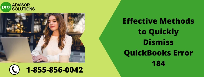 Learn the Right Way to Fix QuickBooks Error 184