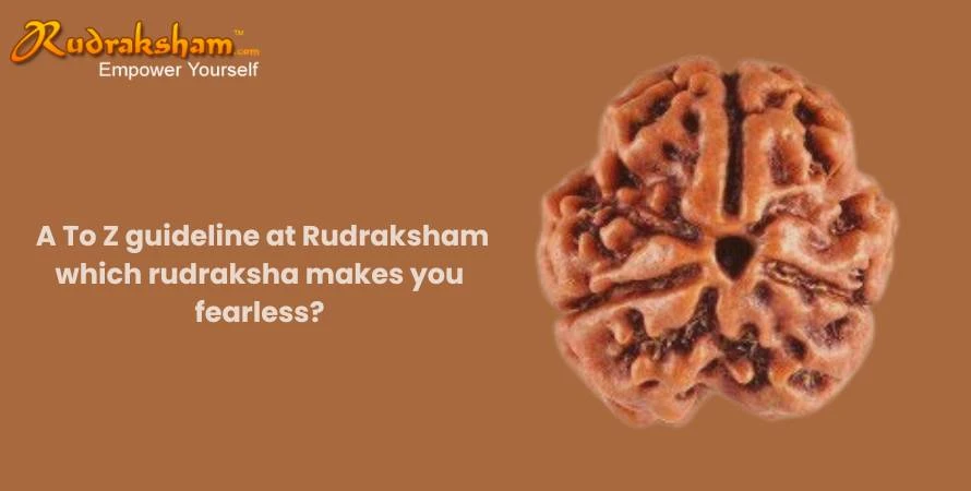 A To Z guideline at Rudraksham which rudraksha makes you fearless?