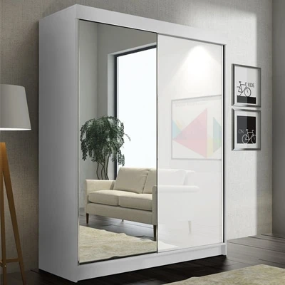 The Best Buy Affordable Price VIKAS WHITE WARDROBE in the UK