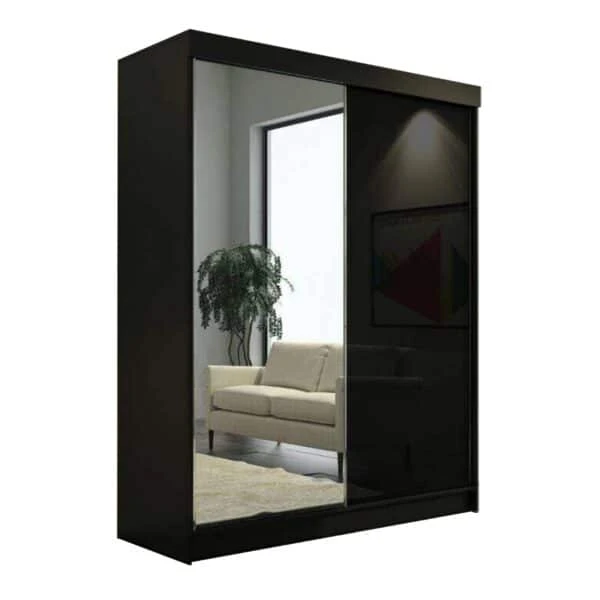 Purchase Best Price VIKAS BLACK WARDROBE in the UK