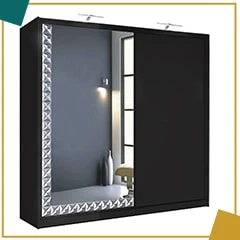 Order Affordable Price SOLO BLACK WARDROBE in the UK
