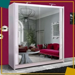 Purchase Best Price CHICAGO WHITE WARDROBE in the UK