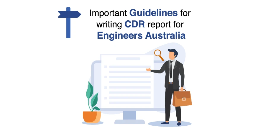 Important Guidelines for writing CDR report for Engineers Australia