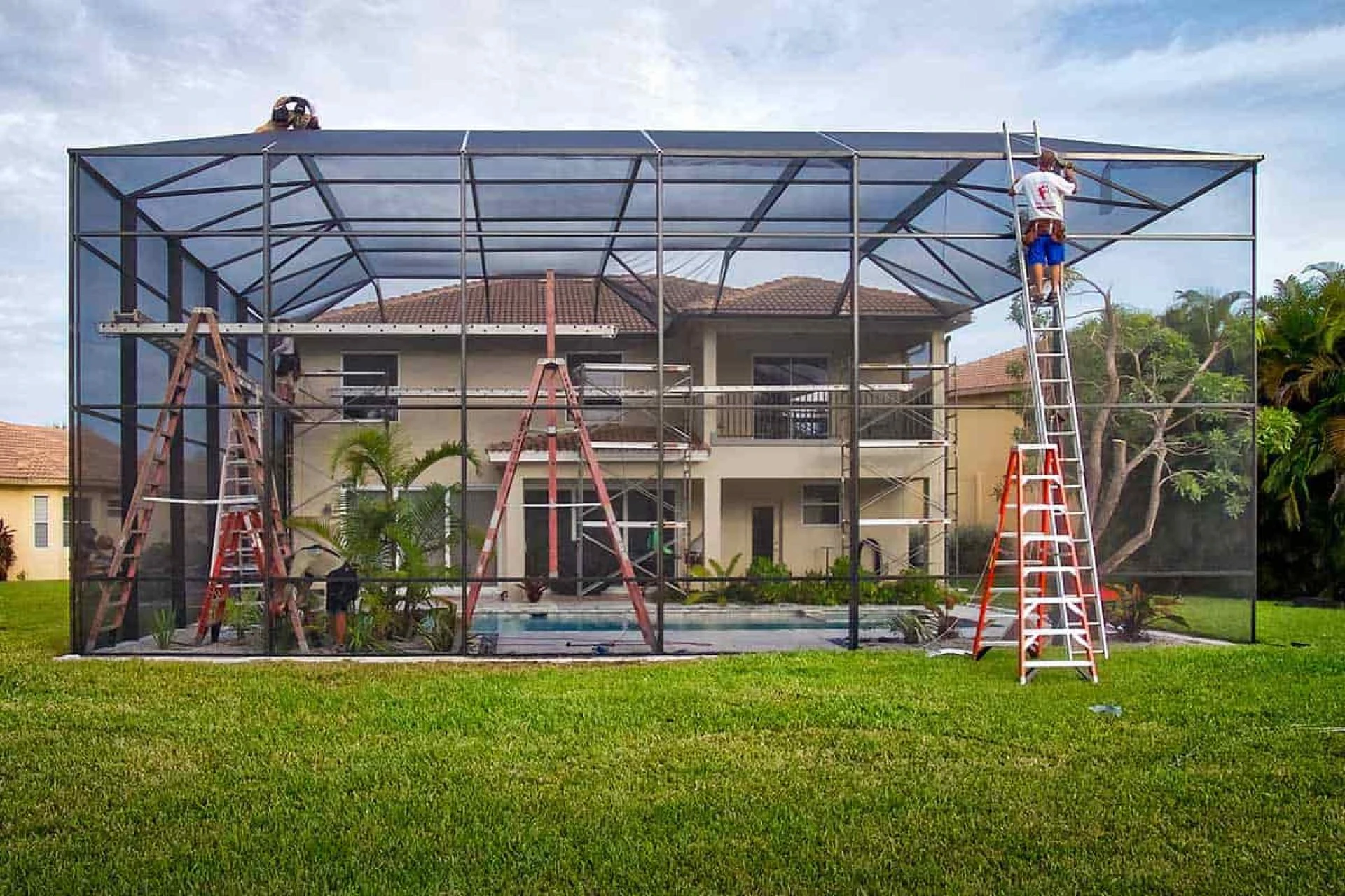How to Prepare your Pool Screen Enclosure for Hurricane Season?