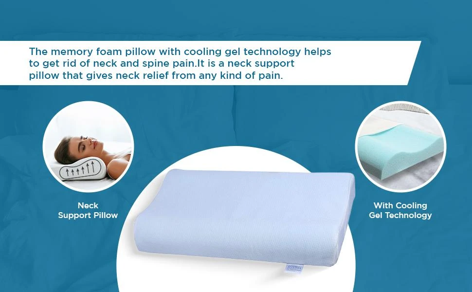 How does Sleepsia Cervical Pillow relieve neck pain | Neck Pillow