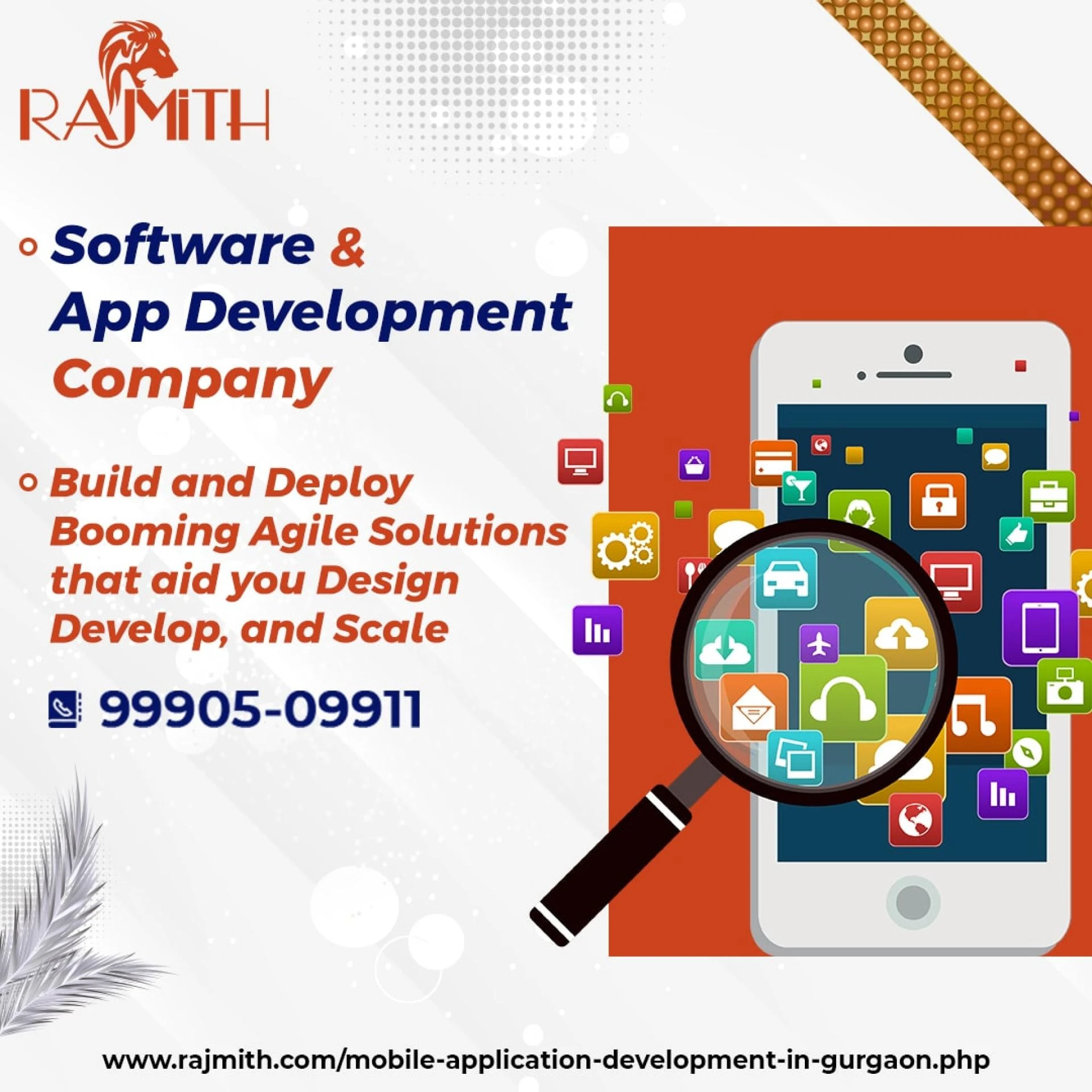 Build and deploy booming agile solutions that aid you design, develop, and scale.