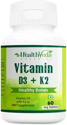 Vitamin D3+K2 As MK7 Supplement | Support Healthy Bones, Boosts Immune System &amp;