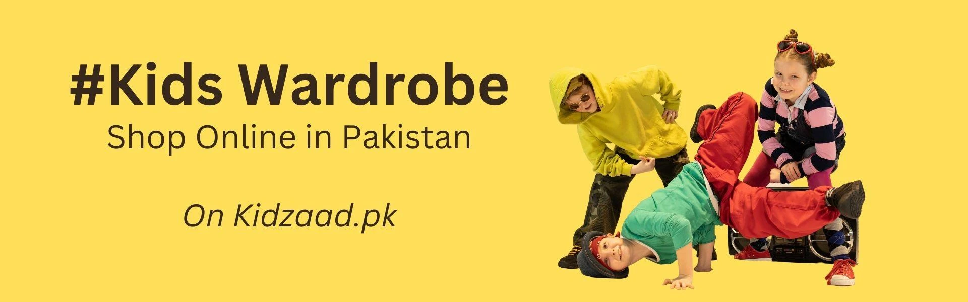 Kidzaad.pk Range of Trendy Kids' Garments