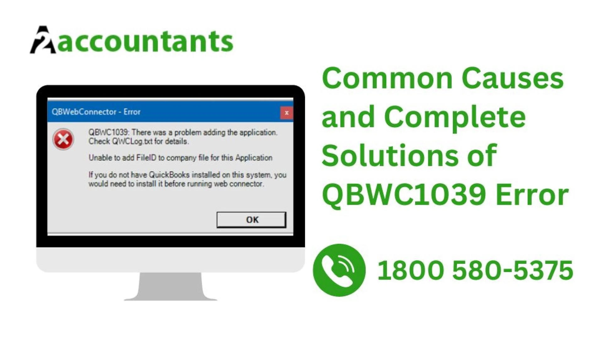 Common Causes and Complete Solutions of QBWC1039 Error