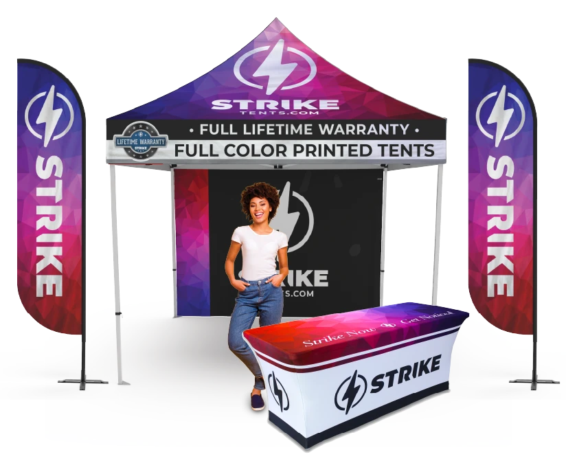 Renting Custom Printed Pop Up Tents to Host Your Next Trade Show