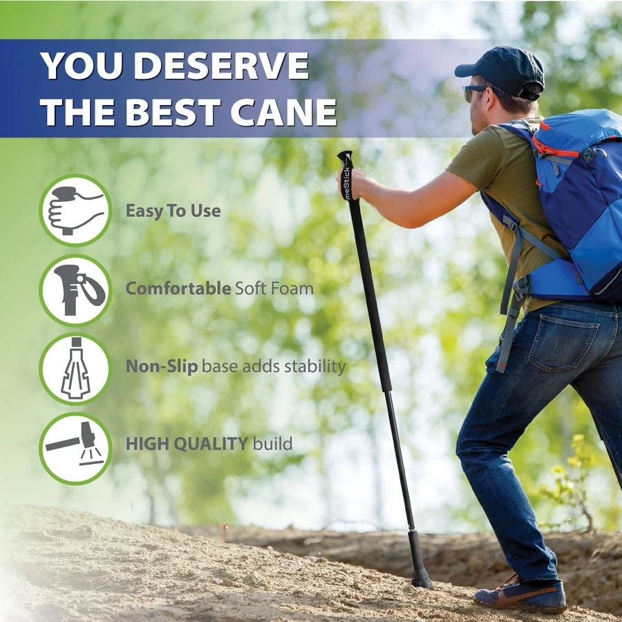 Defend yourself with a walking cane.