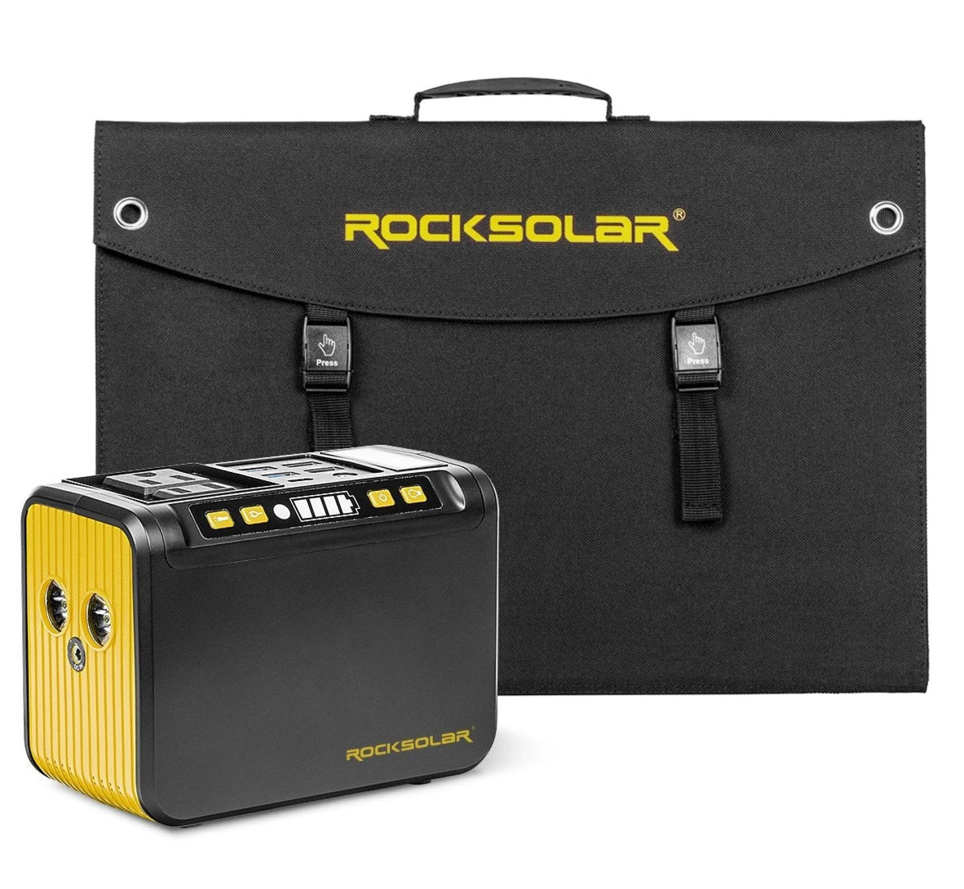 ROCKSOLAR The Premium Quality Portable Solar Generator Kit For Sale