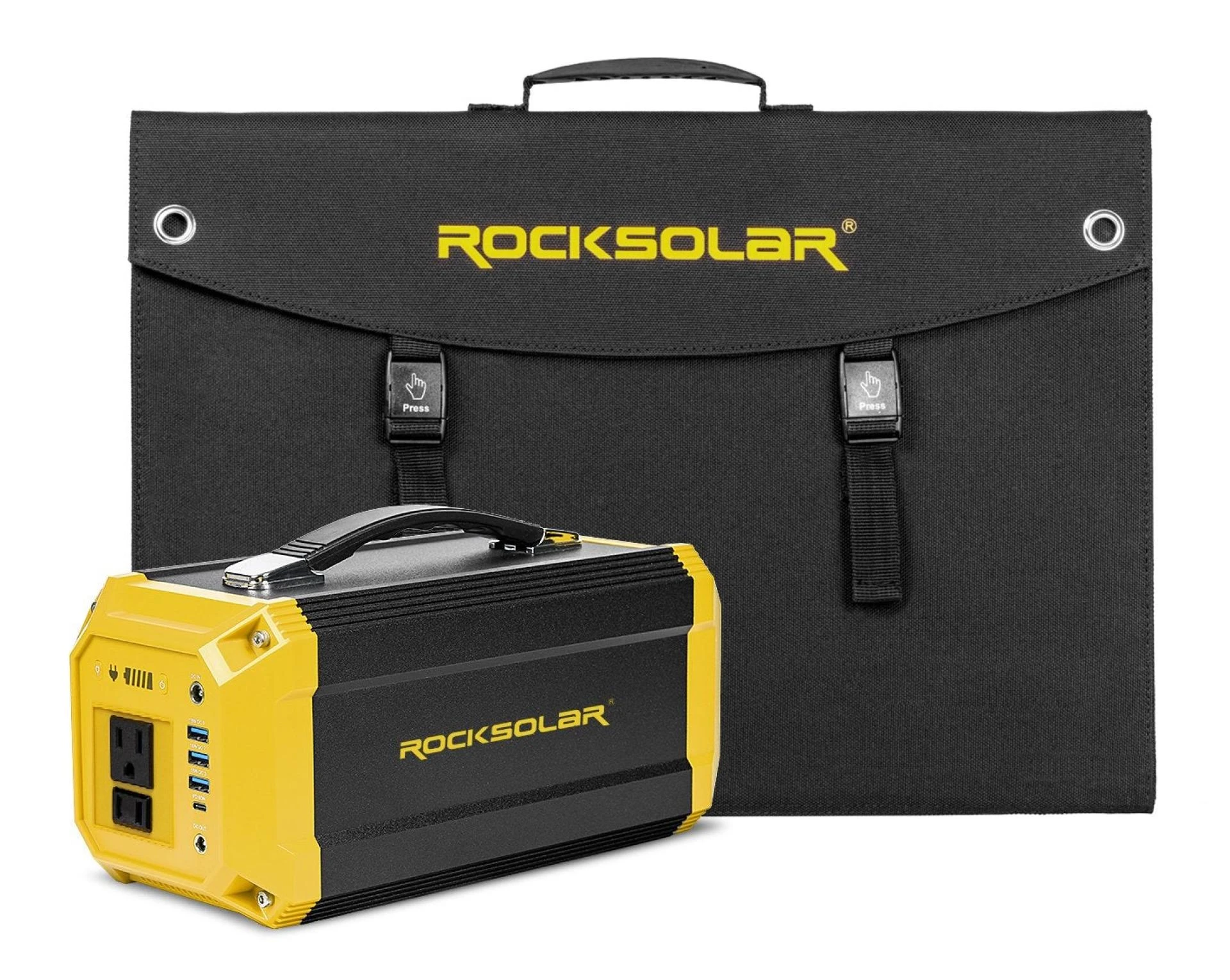 ROCKSOLAR The Premium Quality Portable Solar Generator Kit For Sale