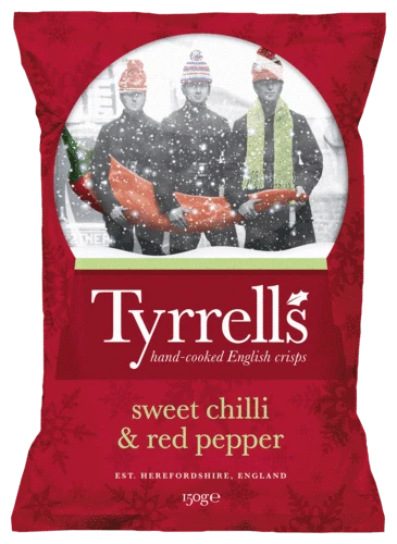 Tyrrells Sweet Chilli &amp; Red Pepper 150g