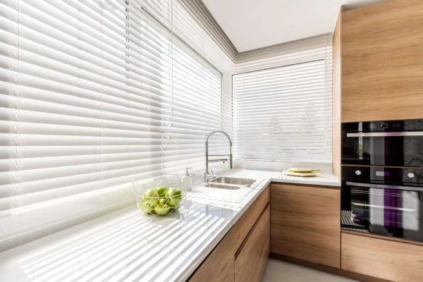 Cordless Faux Wood Blinds