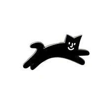 The Flat Cats Enamel Pin