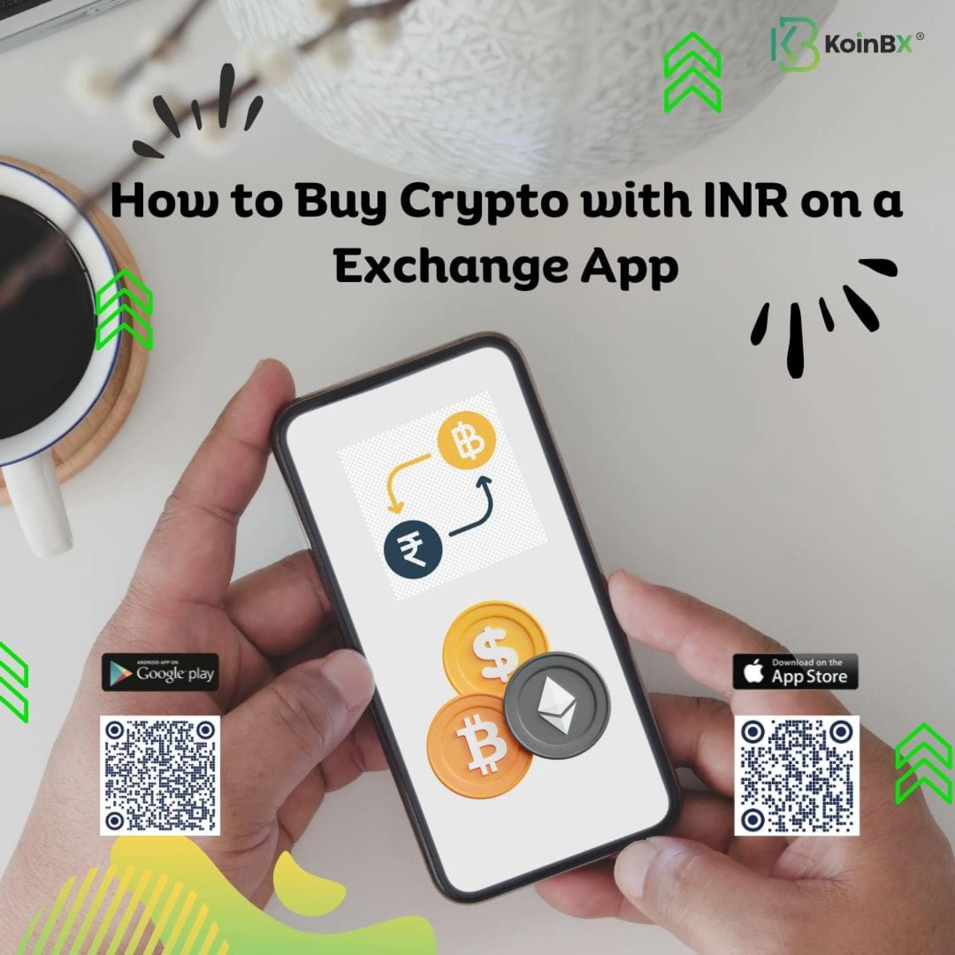 How to Buy Crypto with INR on Crypto Exchange App