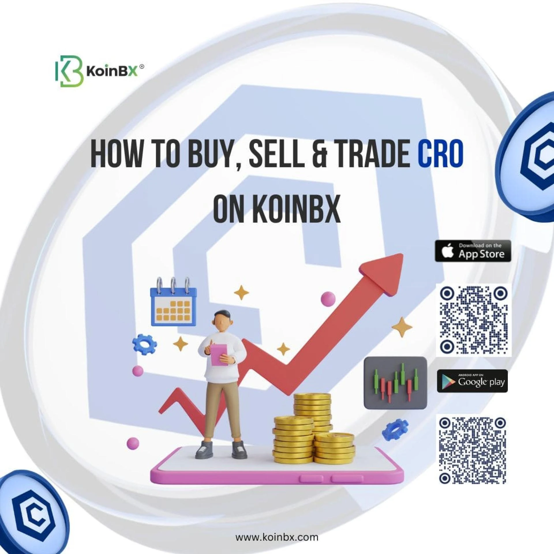 How to Buy Cronos (CRO) with INR on KoinBX