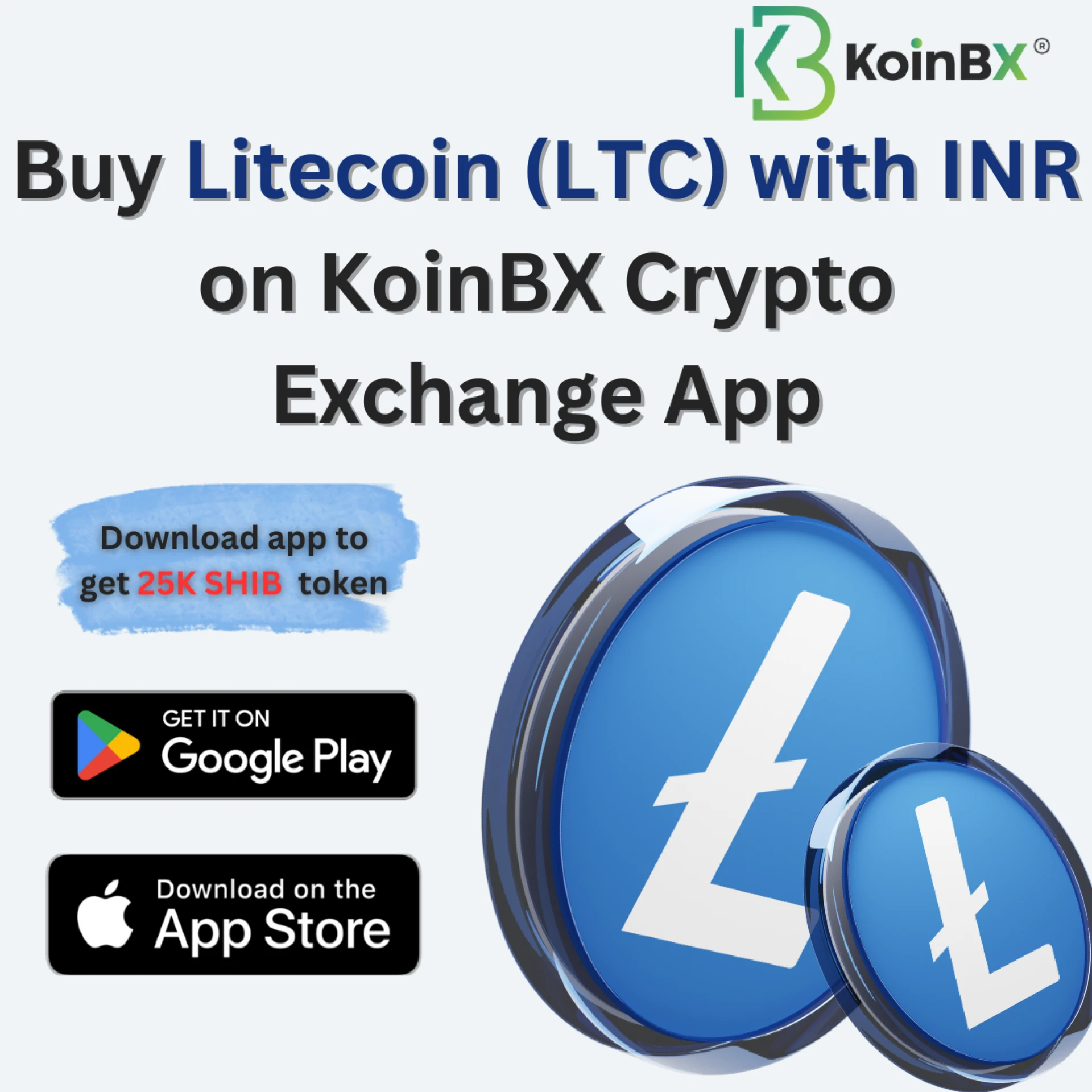Buy Litecoin (LTC) in India | LTC / INR on KoinBX Crypto Trading app