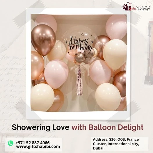 Discover the Magic of Balloons in Dubai with Gifts Habibi