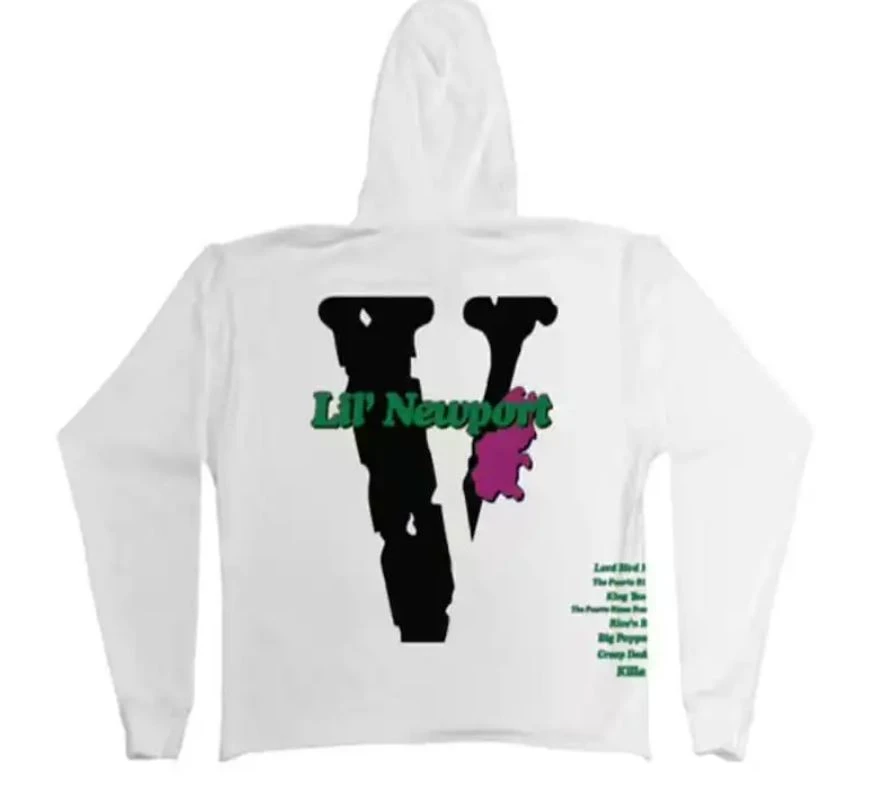 Vlone Yams Day Lil Newport Hoodie White