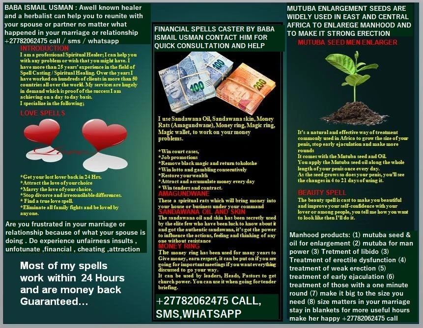 # REUNITE WITH YOUR SPOUSE NO MATTER WHAT HAPPENED IN YOUR MARRIAGE OR RELATIONSHIP +27782062475