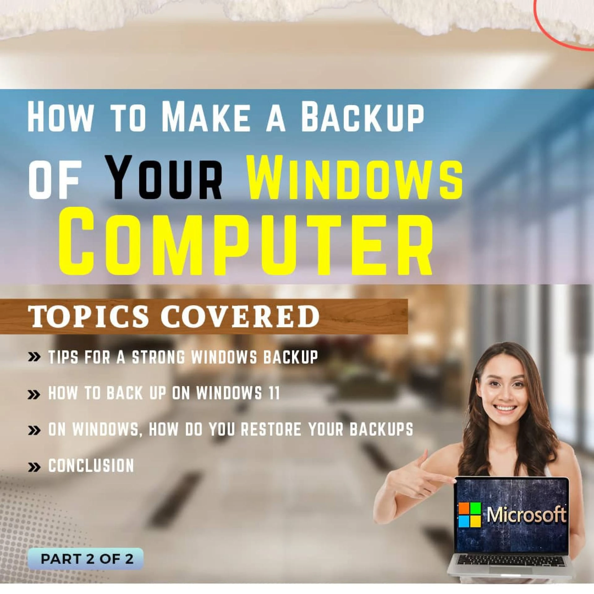 How to Make Backup of Windows Computer | TechDrive Support (Part 2)