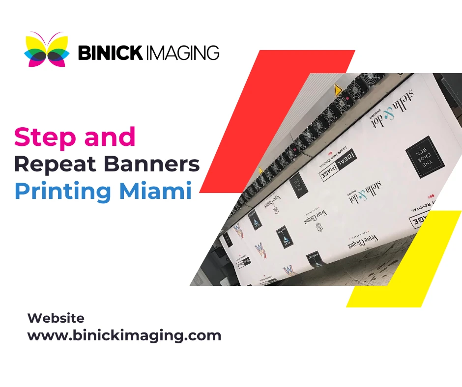 Step and Repeat Banners Printing in Miami | Binick Imaging