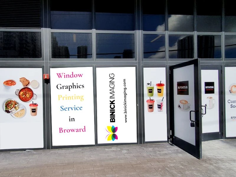 Jazz up Your blank Office Space with Promotional Window Graphics Broward