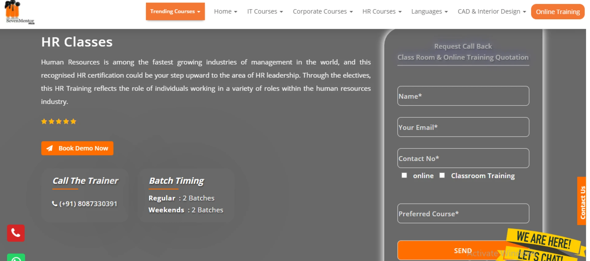 HR Classes in Ahmedabad