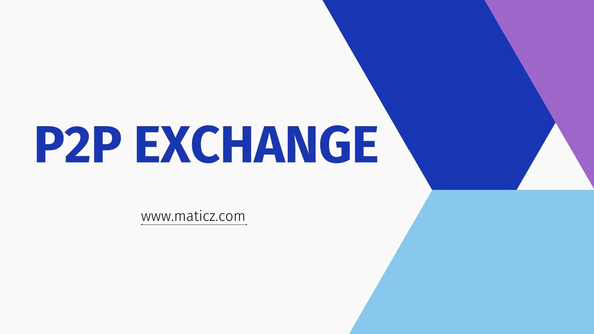 P2P Exchange Platform