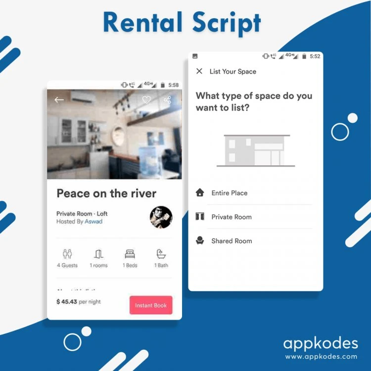 The best Airbnb clone to begin your online rental business.