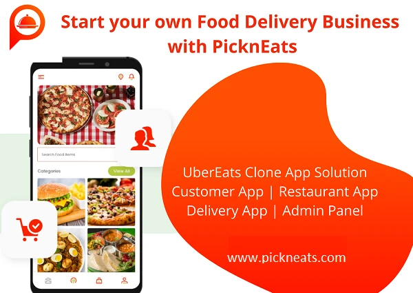 UberEats Clone, UberEats Clone Script, Uber Eats Clone App Development, On-Demand Food Delivery App like UberEats