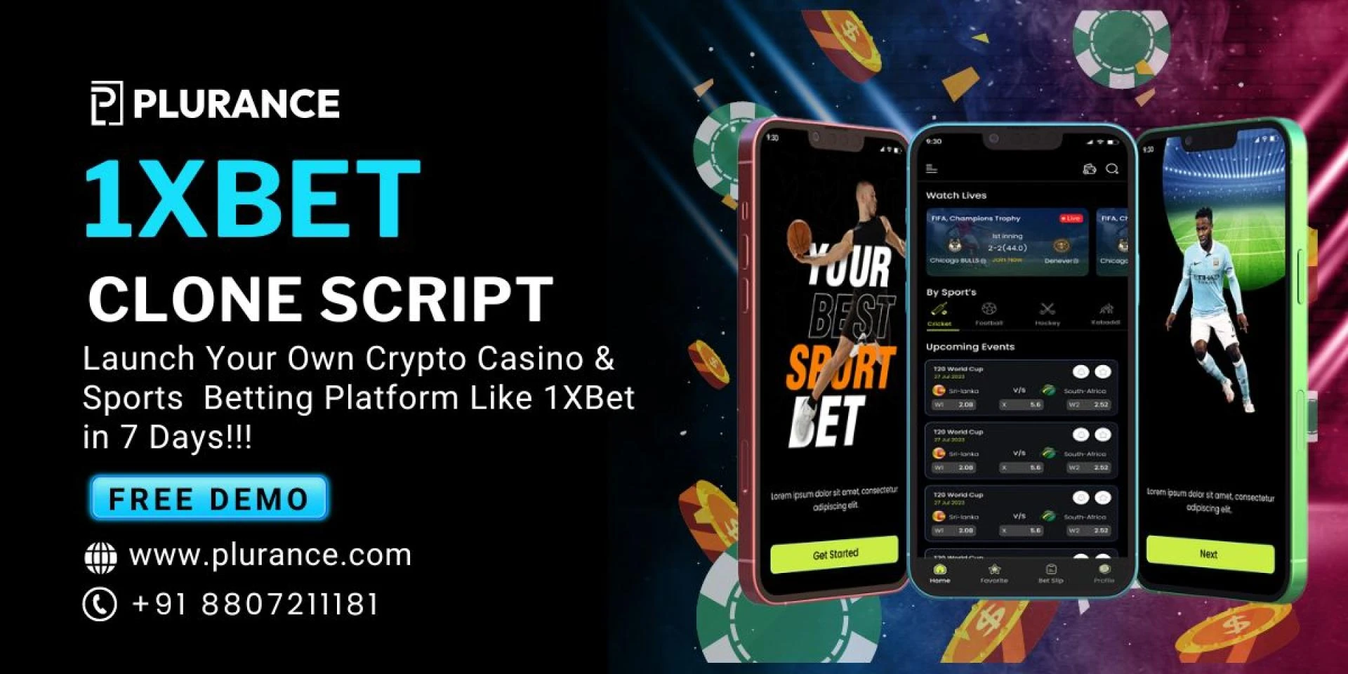 Create a Trending Sports Betting Platform With Our Advanced 1XBet Clone