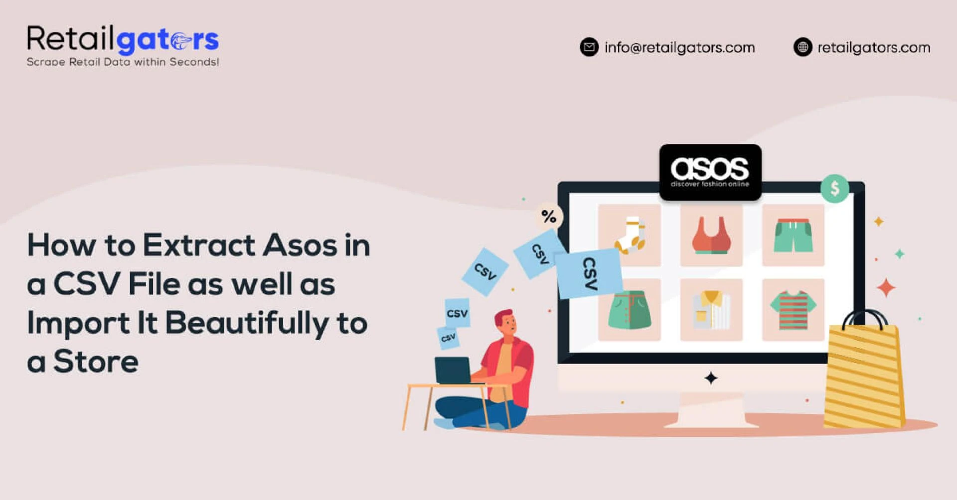 How to Extract Asos in a CSV File as well as Import It Beautifully to a Store