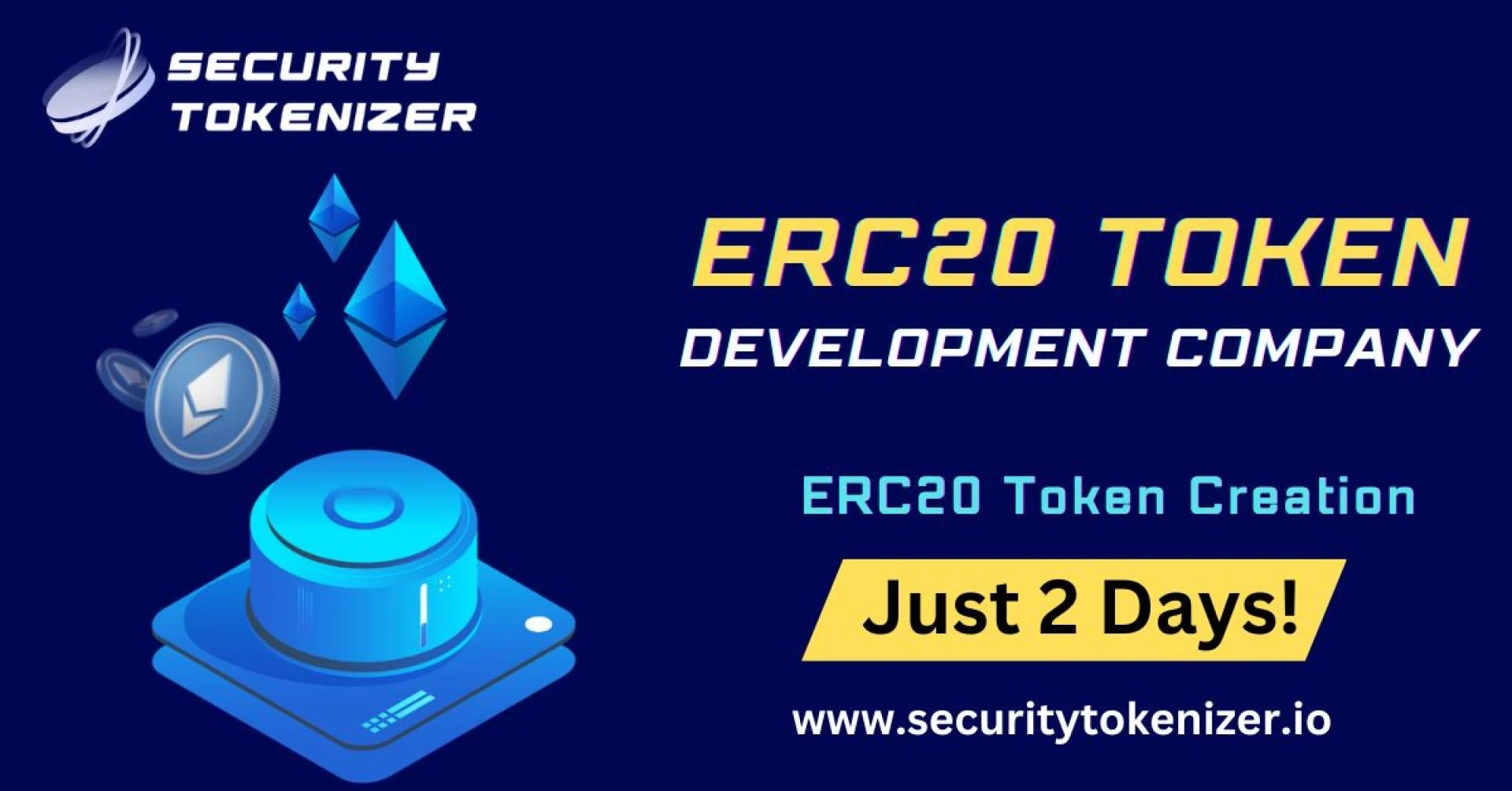 ERC20 Token Development Company | Create ERC20 Token on Ethereum Blockchain Network - Security Tokenizer