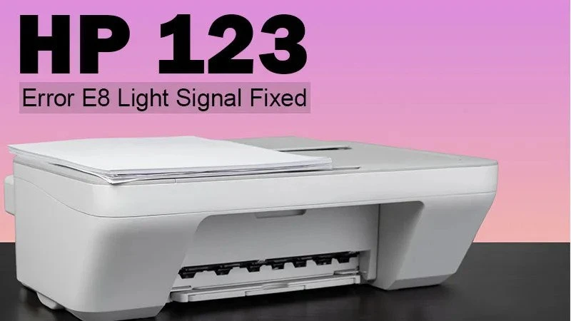 How Can HP Error E8 Light Signal Be Fixed?