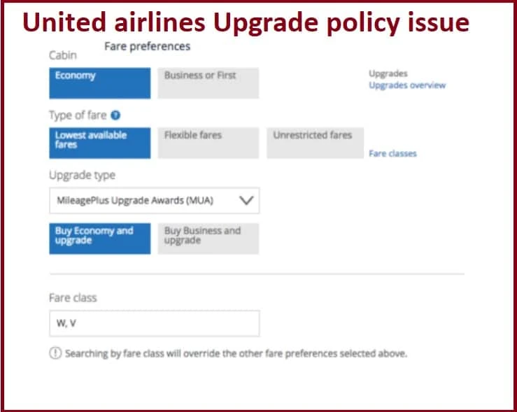 How can I get a free upgrade on United