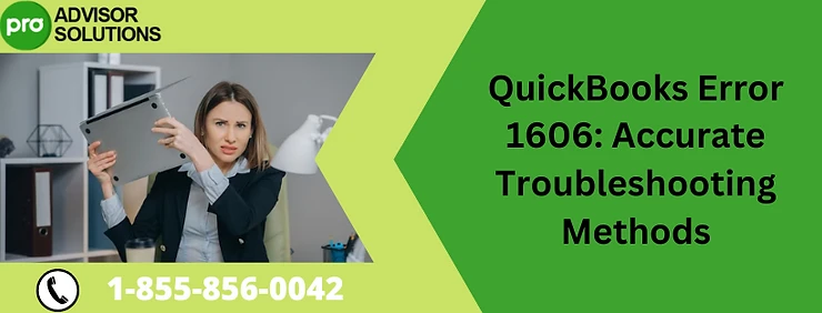 How To Fix QuickBooks Error 1606 Easy Solutions
