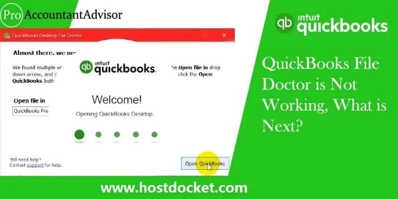 How to Fix QuickBooks File Doctor is Not Working Problem?