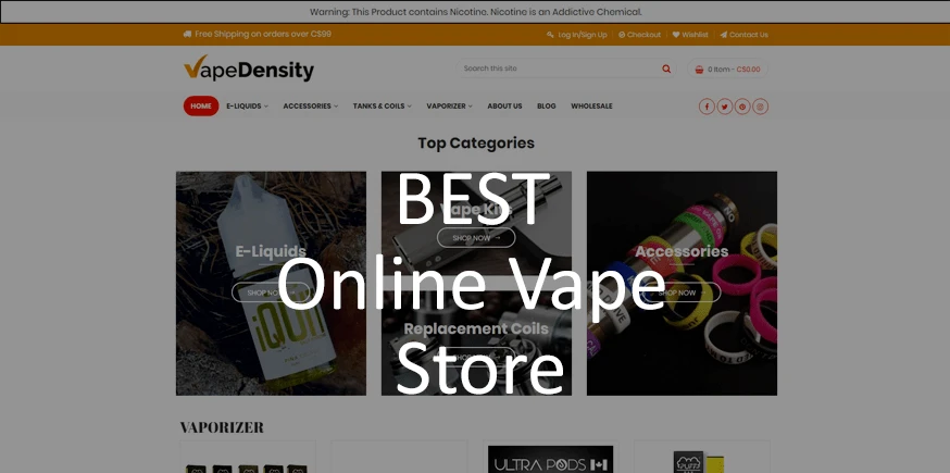 Vapedensity-The Best Online Vaping Supply Store In Canada
