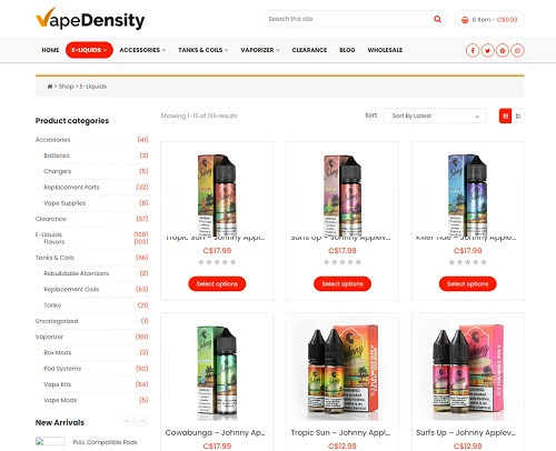 Best Vape Juice Store| E-Juice Flavors – Vape Density